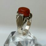 انگشتر عقیق یمنی اصلی چهار چنگ دستی