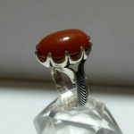 انگشتر عقیق قرمز