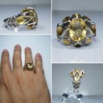 انگشتر سیترین اصلی