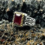 انگشتر یاقوت قرمز آفریقایی اصلی