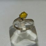 انگشتر عقیق زرد شرف شمس