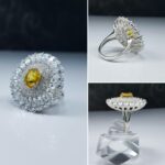 انگشتر سیترین اصلی زیبا