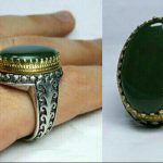 انگشتر یشم اصلی معدنی