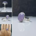 انگشتر عقیق یمنی کبود