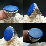 انگشتر لاجورد اصلی خوش رنگ