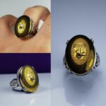 انگشتر حدید خطی عین علی طرح جدید