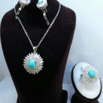 نیم ست جواهری فیروزه نیشابوری اصلی