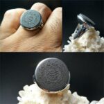 انگشتر یشم صابونی خط و ان یکاد زیبا امضا هما