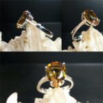 انگشتر الکساندریت ۷ رنگ اشکی زیبا و خاص