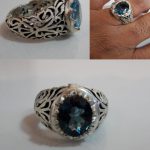 انگشتر توپاز لندن اصلی