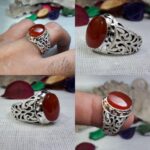 انگشتر عقیق یمن خوش رنگ اصلی