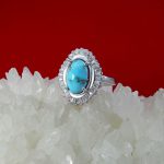 انگشتر جواهری فیروزه نیشابوری اصلی