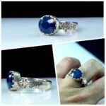 انگشتر یاقوت کبود اصل