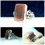 انگشتر عقیق یمن اصلی حکاکی ومن یتق الله