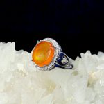 انگشتر عقیق یمن اصل زنانه