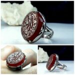 انگشتر عقیق قرمز