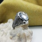 انگشتر در نجف اصلی رکاب طرح گل