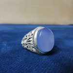 انگشتر عقیق یمن کبود اصلی درشت