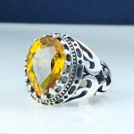 انگشتر الکساندریت ۷ رنگ اشکی