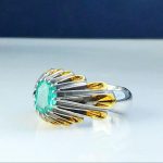 انگشتر زمرد زانبیا خوش رنگ اصلی