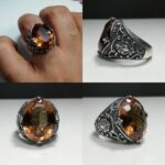 انگشتر الکساندریت ۷ رنگ درشت زیبا