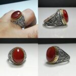 انگشتر عقیق یمن سرخ اصلی
