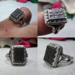 انگشتر حدید ۷ جلاله کامل ظریف زیبا