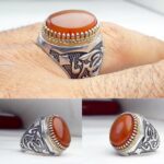 انگشتر عقیق یمن سرخ اصلی