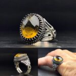 انگشتر الکساندریت ۷ رنگ رکاب صفوی