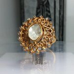 انگشتر فلامک و یا همان پوسته الماس طبیعی کمیاب