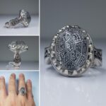 انگشتر در نجف الماس تراش ۱۴ معصوم