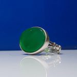 انگشتر عقیق سبز خراسانی