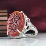 انگشتر عقیق یمنی اصلی حکاکی شده