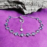 دستبند جواهری توپاز ۷ رنگ زیبا