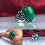 انگشتر عقیق سبز اصلی