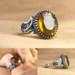 انگشتر زولتانایت هفت رنگ