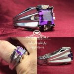 انگشتر آمتیست اصلی خوش رنگ زیبا