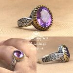 انگشتر آمتیست اصل طبیعی
