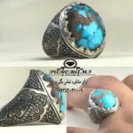 انگشتر فیروزه نیشابوری شجر اصلی درشت