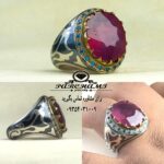 انگشتر یاقوت قرمز آفریقایی اصل خوش رنگ