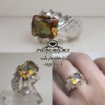 انگشتر الکساندریت 7 رنگ زیبا