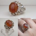 انگشتر عقیق یمن خطی و من یتق الله