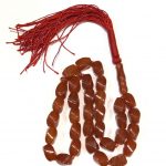 تسبیح عقیق قرمز پیچ