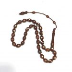 تسبیح کشکول مرصع کاری شده با عاج