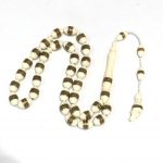 تسبیح استخوان برنج کوب نواری