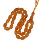 تسبیح عقیق یمنی پرتقالی