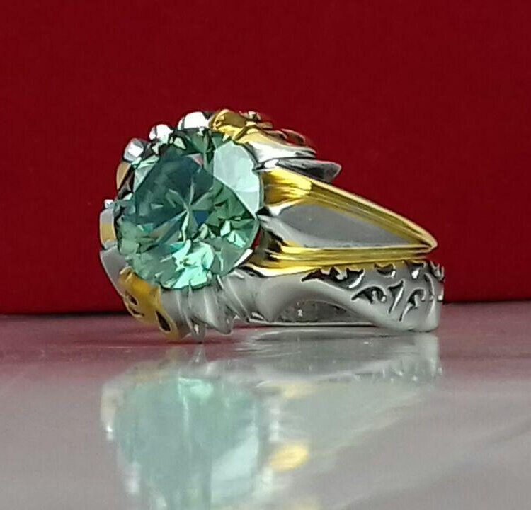 انگشتر موزونایت الماس روسی