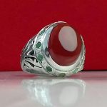 انگشتر عقیق یمن سرخ اصلی