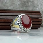 انگشتر عقیق یمن سرخ اصلی