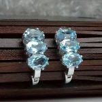 گوشواره توپاز سویسی اصلی